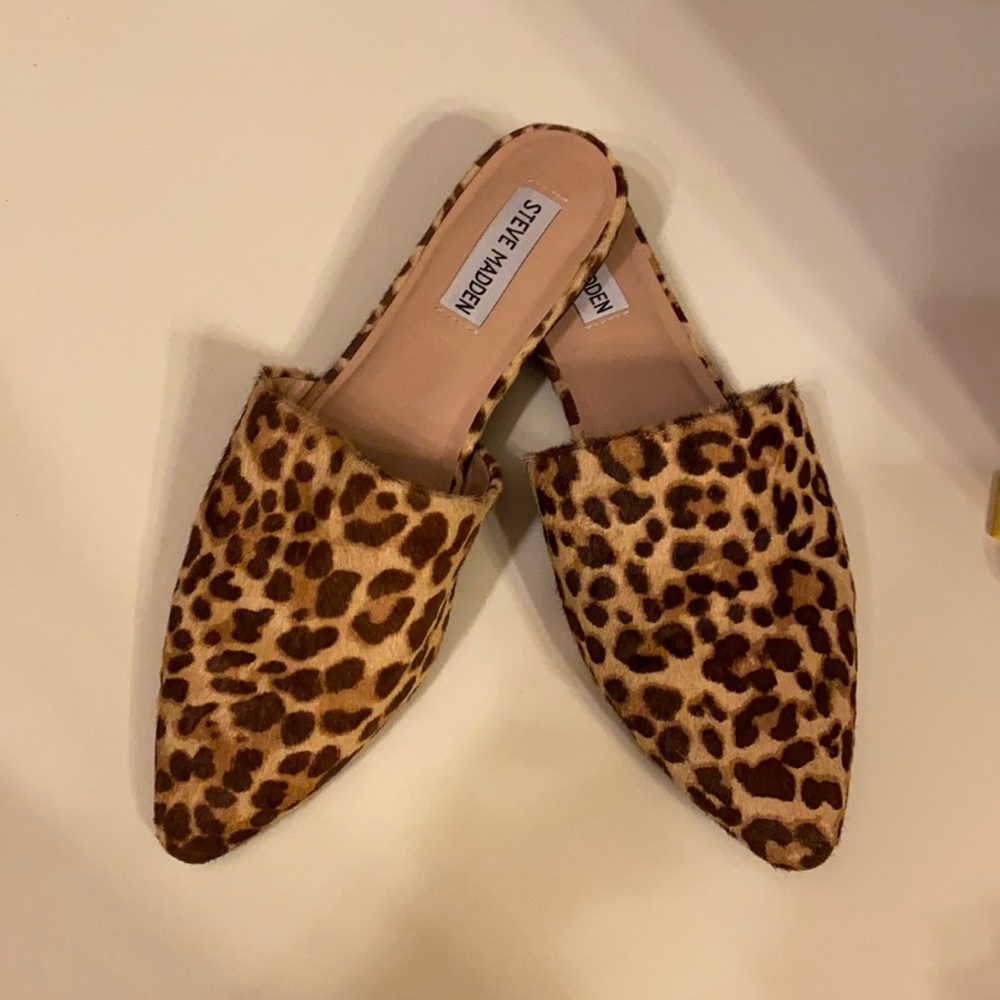 Steve Madden Leopard Mule